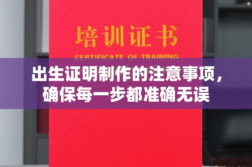 大冶出生证明制作的注意事项，确保每一步都准确无误