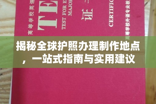 大冶揭秘全球护照办理制作地点，一站式指南与实用建议